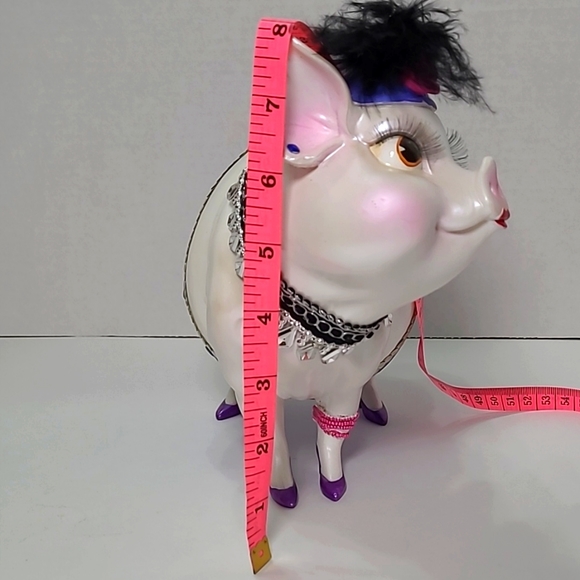 Sassy Pig Diva Piggy Bank - Picture 8 of 9